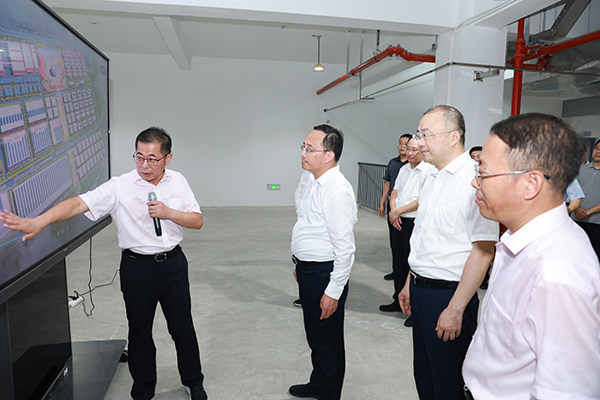 2024年7月23日，淮安市市长顾坤调研MK体育在线登录南厂区技改项目建设